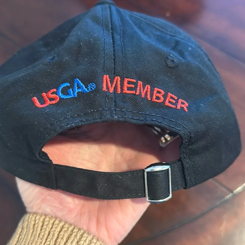 2014 US Open Pinehurst No. 2 USGA Golf Adjustable Cap/Hat Black USGA Member